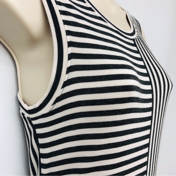 CAbi Gray White Stripe Sleeveless Top - Picture 5 of 16